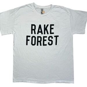“Rake Forest” Wake Forest Baseball Demon Deacons Men’s White t-shirt size L